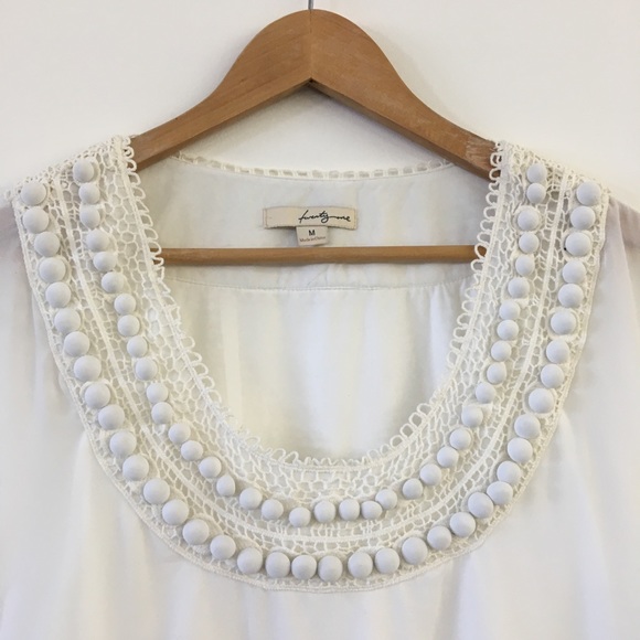 Forever 21 Crochet Dress Tunic White Size Medium - Picture 3 of 6
